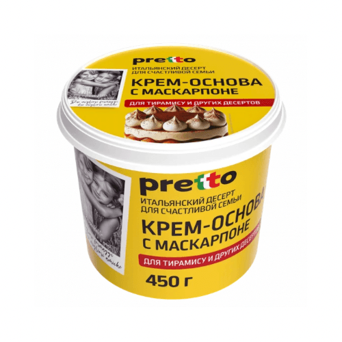 Крем "PRETTO" для тирамису 50% 200г.
