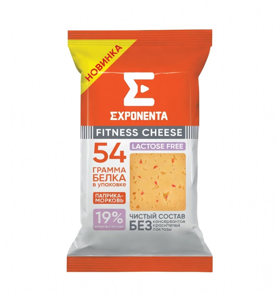 Exponenta Fitness Cheese паприка-морковь 19% 165г.