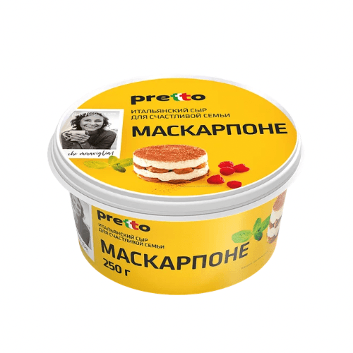 Маскарпоне PRETTO 80% 250г.