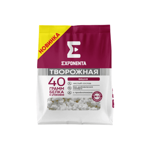Творог Exponenta вишня 250г.